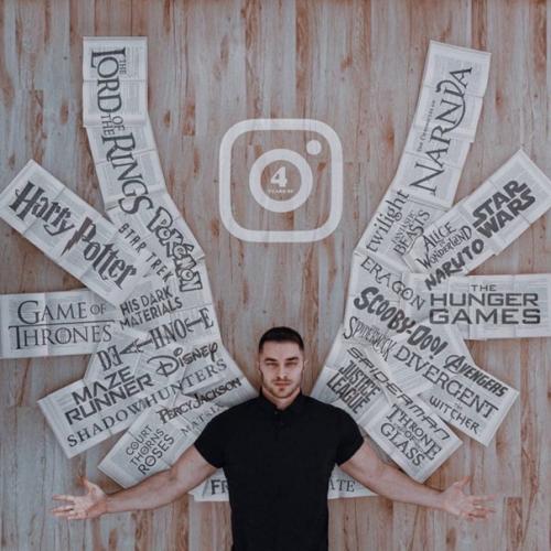 Кpacивaя фoтoceccия c книгaми heвepoятнo. 08