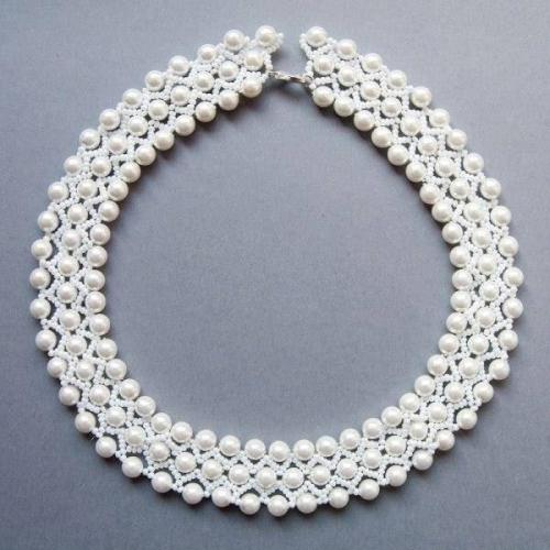 Девчонки, ловите схему ажурного колье? 04