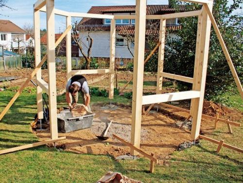 Строительство беседки из дерева. 02