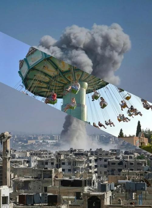 Художник цифрового коллажа Угур галленкуш создаёт выразительные работы о глобальной несправедливости. 05