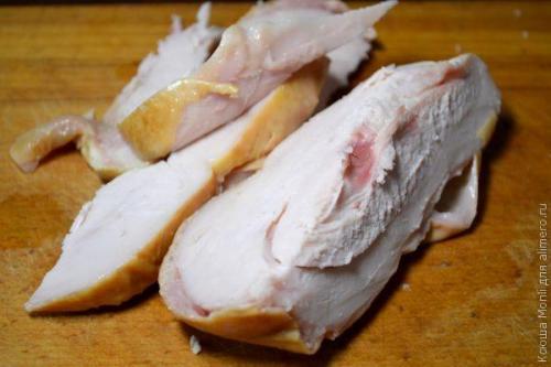 Салат с грибами и сыром Искушение. 01