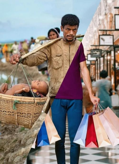 Художник цифрового коллажа Угур галленкуш создаёт выразительные работы о глобальной несправедливости. 02