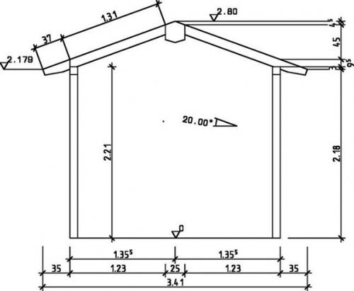 Строительство беседки из дерева. 01