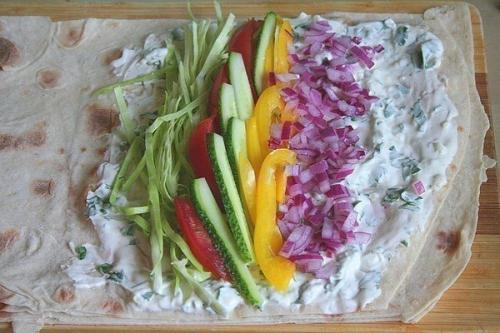 Очень вкусная домашняя шаурма. 02