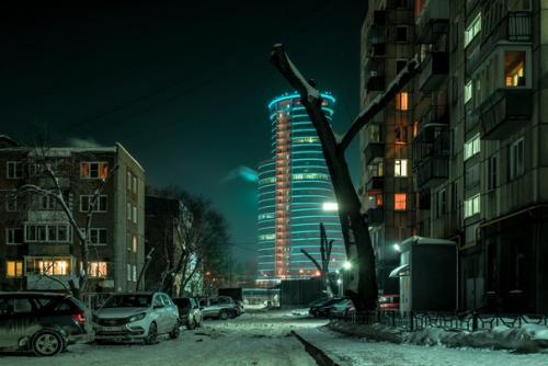Мистическая атмосфера вечернего Челябинска в работах фотографа дмитрия Островского. 07