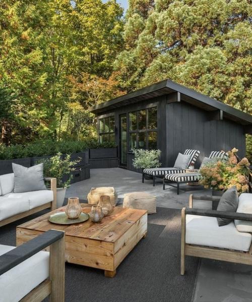 Восхитительные идеи обустройства двориков. 04