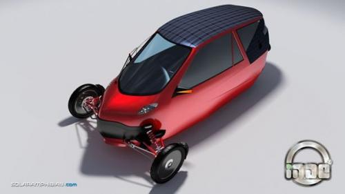 Inde Amphimobile - это транспортное средство три в одном: веломобиль, автомобиль и плавсредство. 01