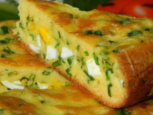 Пирог с яйцами и зеленым луком. 07 Пирог с яйцами и зеленым луком. 07