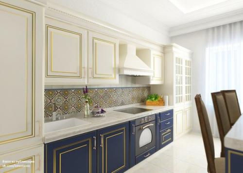 Дизайн - проект квартиры в стиле современной классики. 01