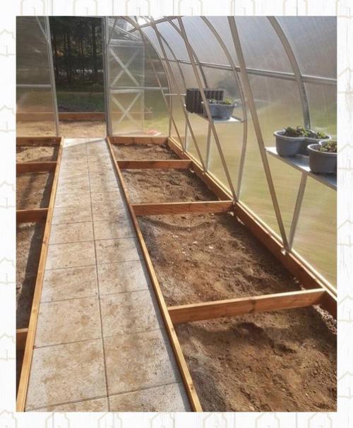 Идеальное размещение грядок в теплице. 08