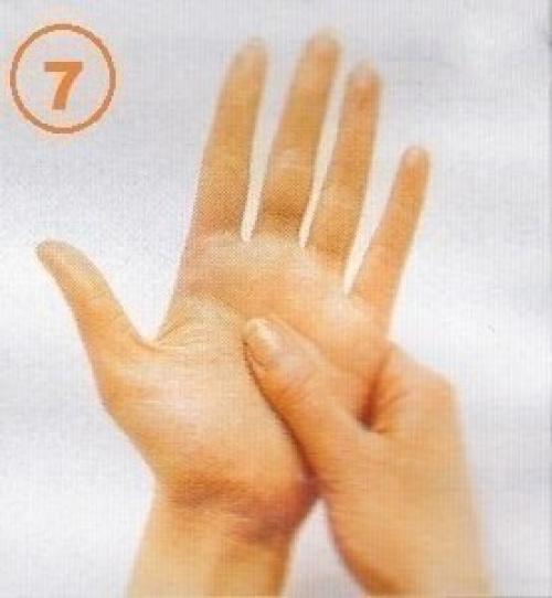 Точки на руках - быстрое выздоровление. 06
