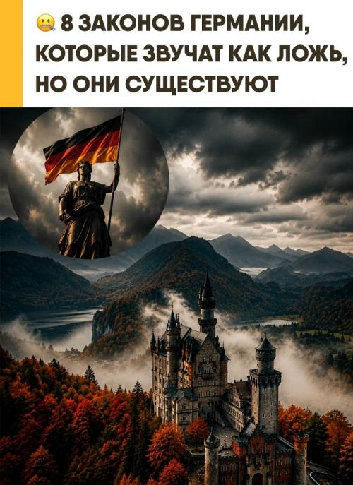 Некоторые официальные законы современной Германии способны искренне удивить даже местных жителей. 

