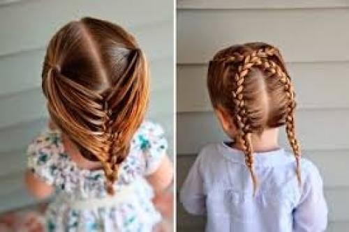 Самые простые повседневные прически для детского садика! 07