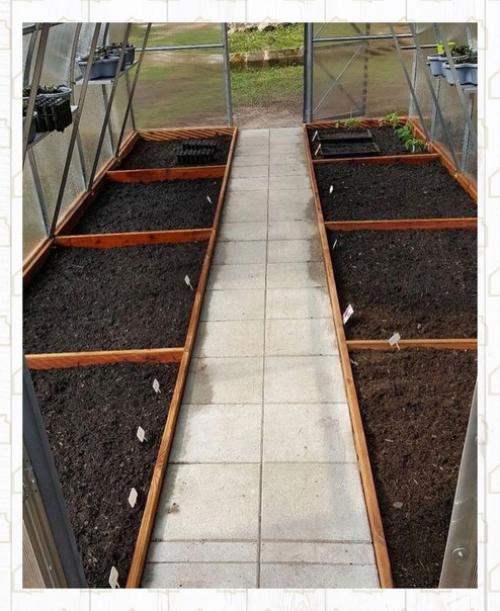 Идеальное размещение грядок в теплице. 02