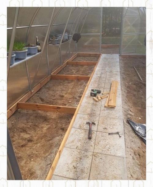 Идеальное размещение грядок в теплице. 07