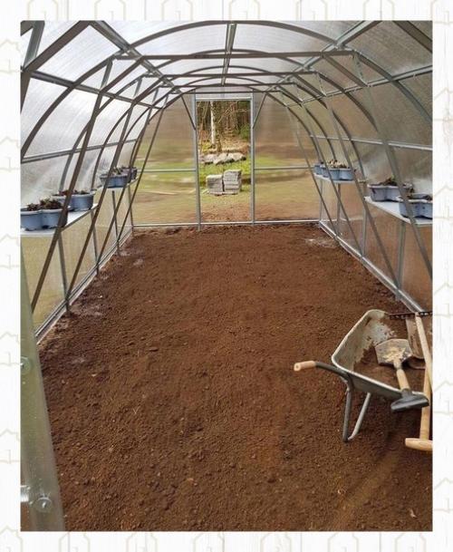 Идеальное размещение грядок в теплице. 06
