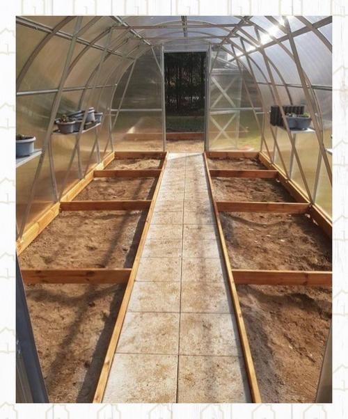 Идеальное размещение грядок в теплице. 03