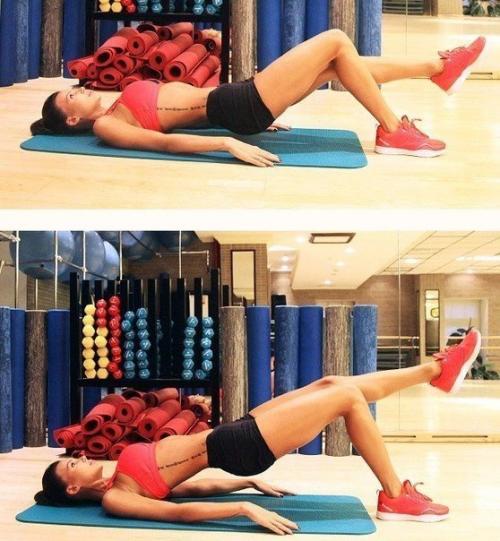 Упражнения для плоского живота, тонкой талии и круглой попы. 01