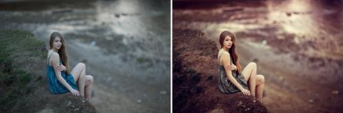 До и после обработки фото. 01