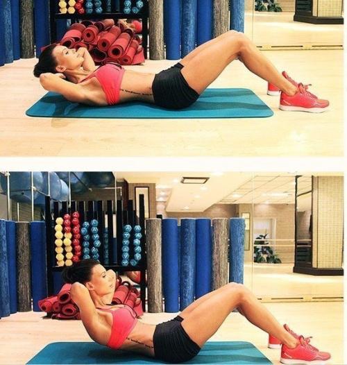 Упражнения для плоского живота, тонкой талии и круглой попы. 03