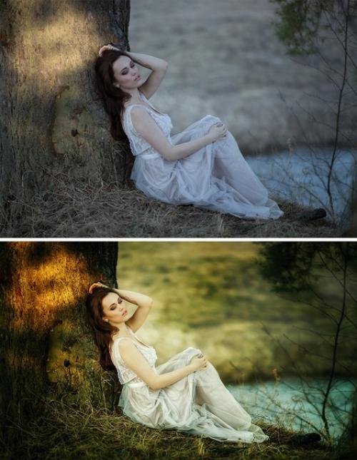 До и после обработки фото. 04