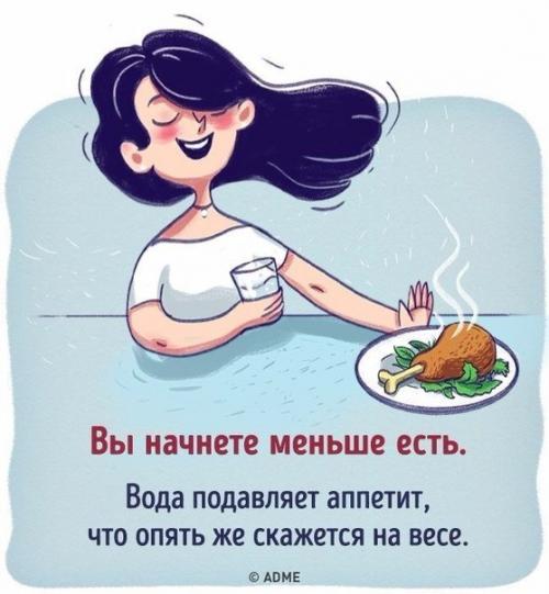 Что будет, если все напитки заменить водой. 08