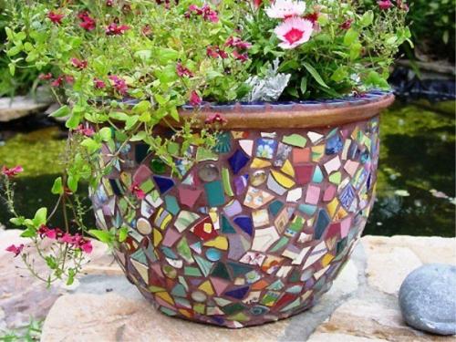 Мы украшаем участок мозаикой из плитки. 02 Мы украшаем участок мозаикой из плитки. 02