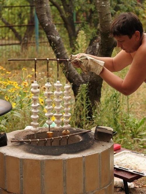 Как сделать стационарный тандыр своими руками. 07 Как сделать стационарный тандыр своими руками. 07