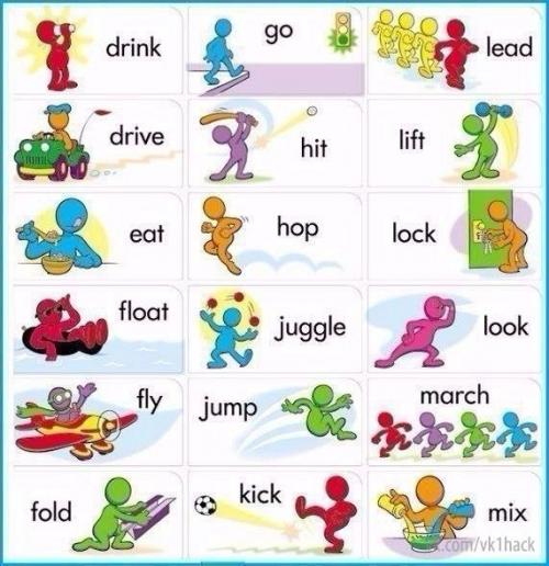 Глаголы английского языка? 02