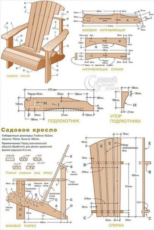 Схемы садовой мебели. 02 Схемы садовой мебели. 02
