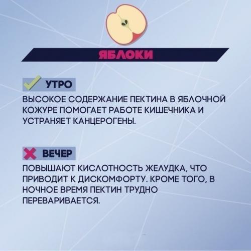 Когда лучше есть определённые продукты? 03