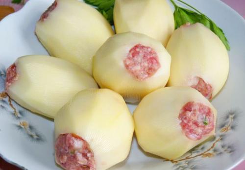 Фаршированный картофель. Ингредиенты. 04 Фаршированный картофель. Ингредиенты. 04