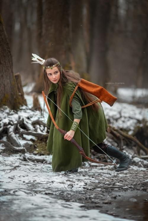 Эльфийка - Следопыт. Место съемки: измайловский парк. 04