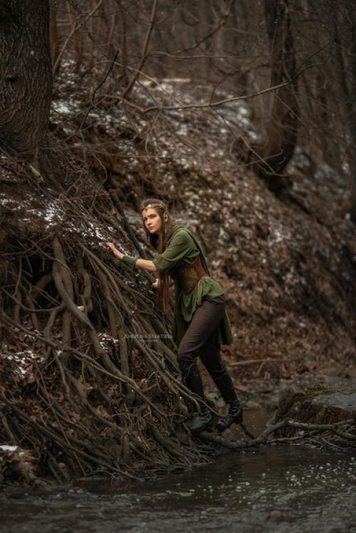 Эльфийка - Следопыт. Место съемки: измайловский парк. 03