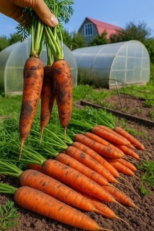 Секрет пышной и сладкой морковки - простая подкормка! 

