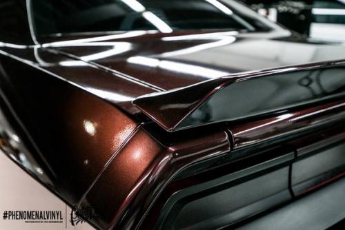 Challenger Srt8 обтянутый винилом 3M Black Rose. 03