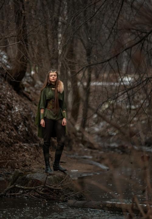 Эльфийка - Следопыт. Место съемки: измайловский парк. 05