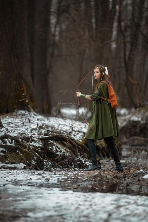 Эльфийка - Следопыт. Место съемки: измайловский парк. 01