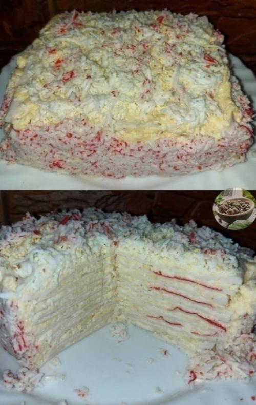 Зaкусочный торт 