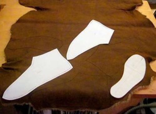 Мы шьем обувь из старой дубленки. 03 Мы шьем обувь из старой дубленки. 03