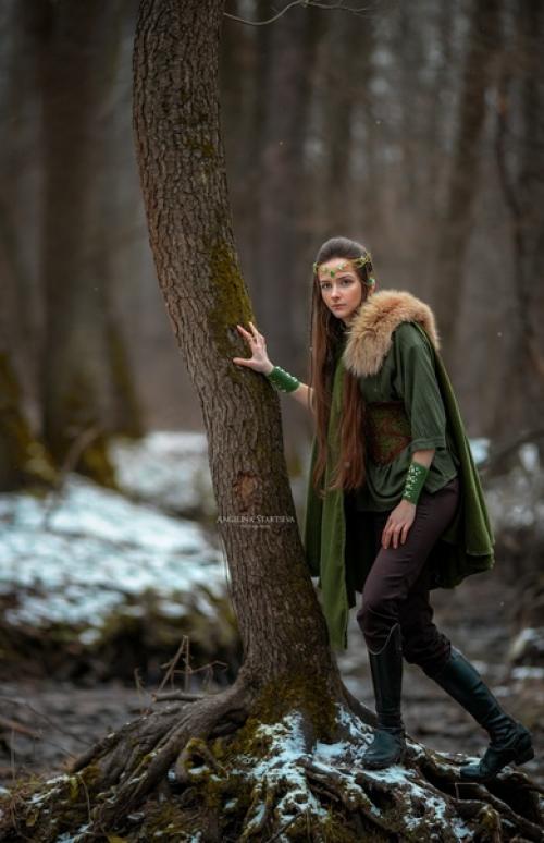 Эльфийка - Следопыт. Место съемки: измайловский парк. 02