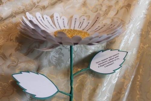 Цветок в подарок с сотней пожеланий. 02