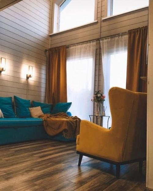 Невероятный синий дом и уютная атмосфера. 03