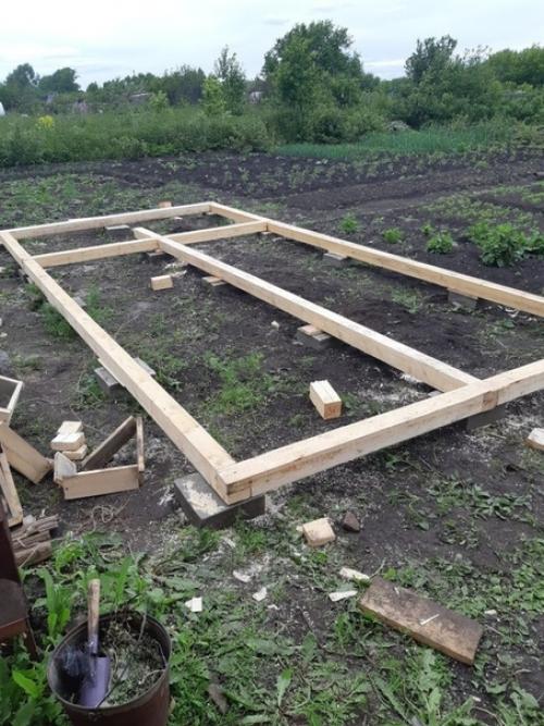 Пошаговое строительство беседки на даче. 08