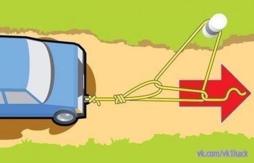 Как вытащить застрявший автомобиль в одиночку? 05