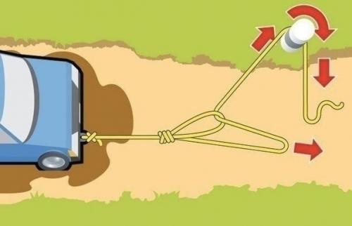 В общем, застревать лучше с тросом и у столба. 03