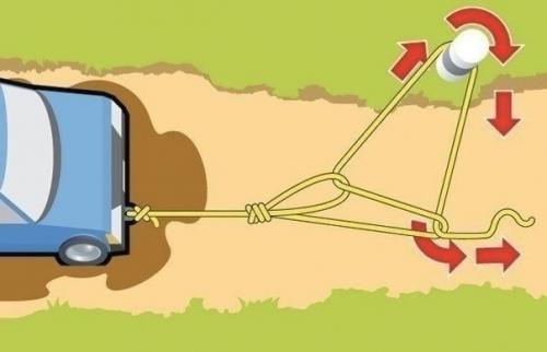 В общем, застревать лучше с тросом и у столба. 04