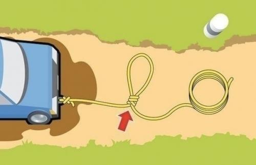 В общем, застревать лучше с тросом и у столба. 01