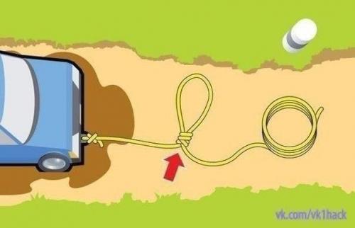 Как вытащить застрявший автомобиль в одиночку? 01