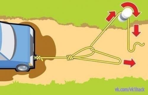 Как вытащить застрявший автомобиль в одиночку? 03